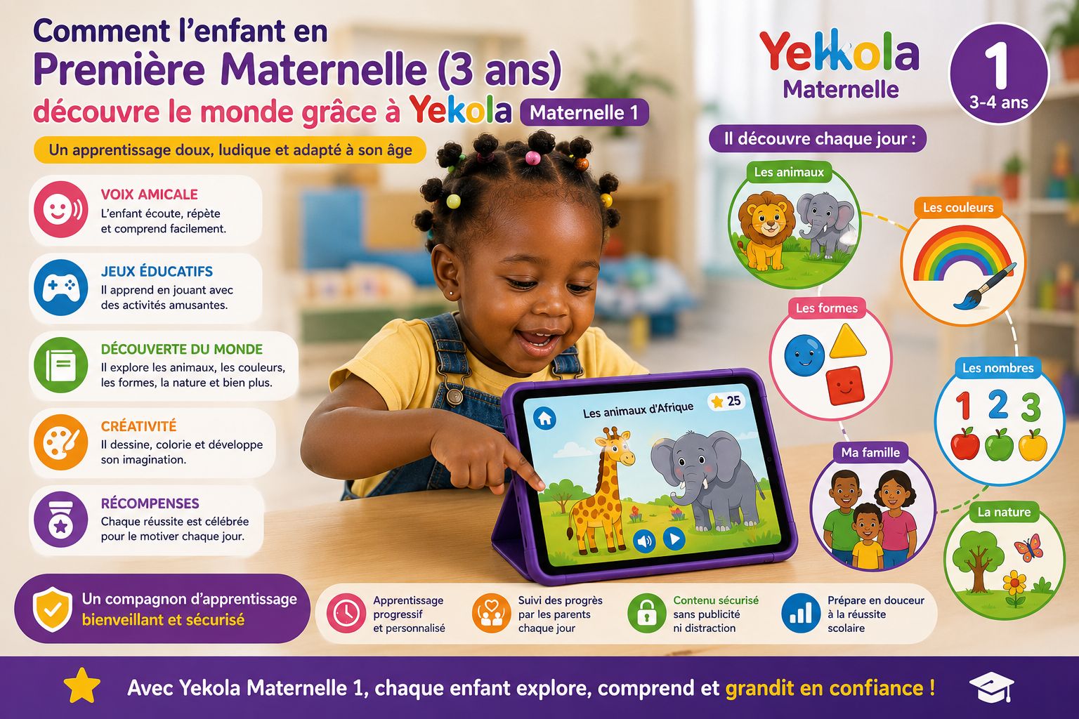 Première Maternelle — Découverte (3 – 4 ans)